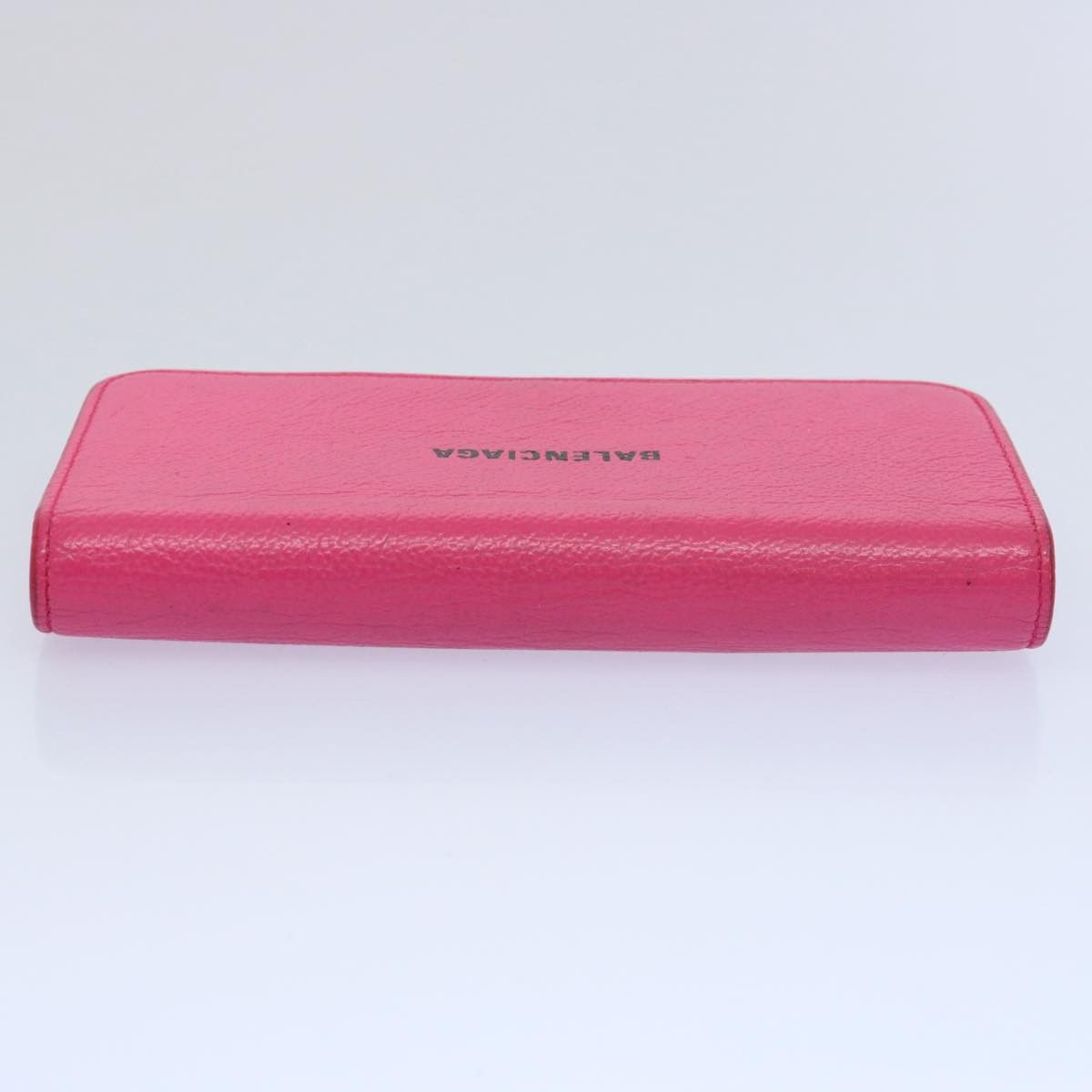 Balenciaga Cash Pink Leather Wallet (Pre-Owned) Size ONE SIZE - 4 Thumbnail