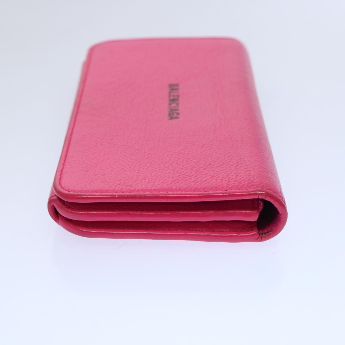 Balenciaga Cash Pink Leather Wallet (Pre-Owned) Size ONE SIZE - 11 Thumbnail