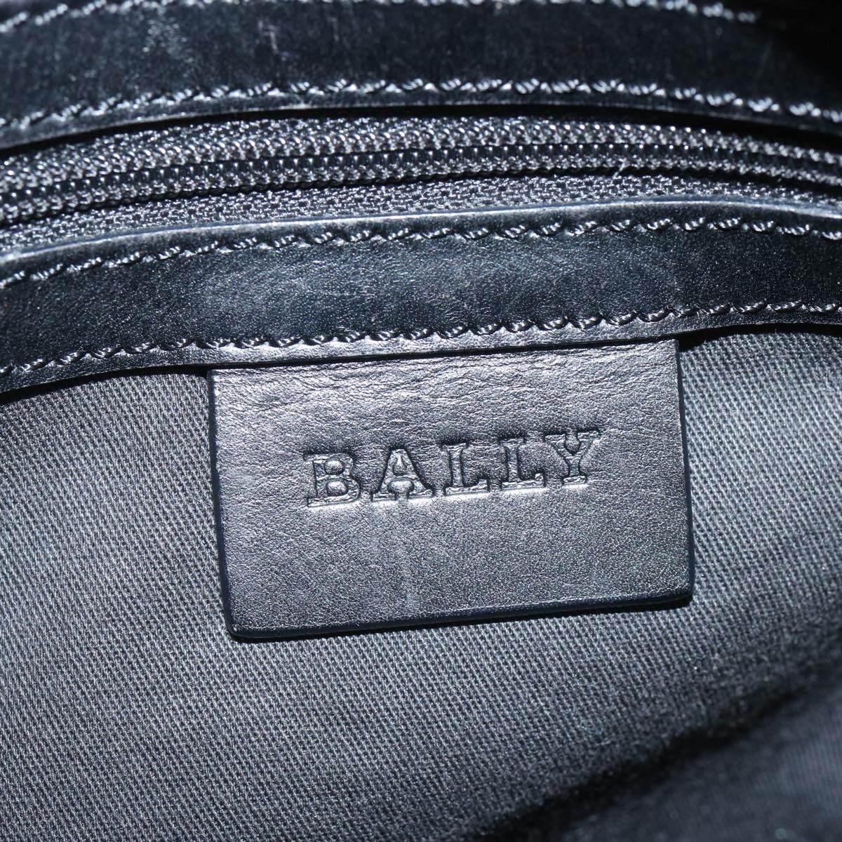 Bally -- Black Canvas Handbag (Pre-Owned) Size ONE SIZE - 7 Thumbnail