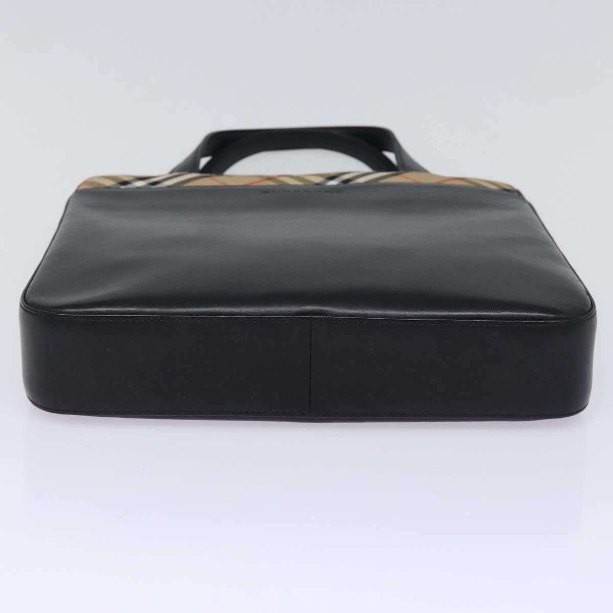 Burberry Nova Check Black Synthetic Handbag (Pre-Owned) Size ONE SIZE - 3 Thumbnail