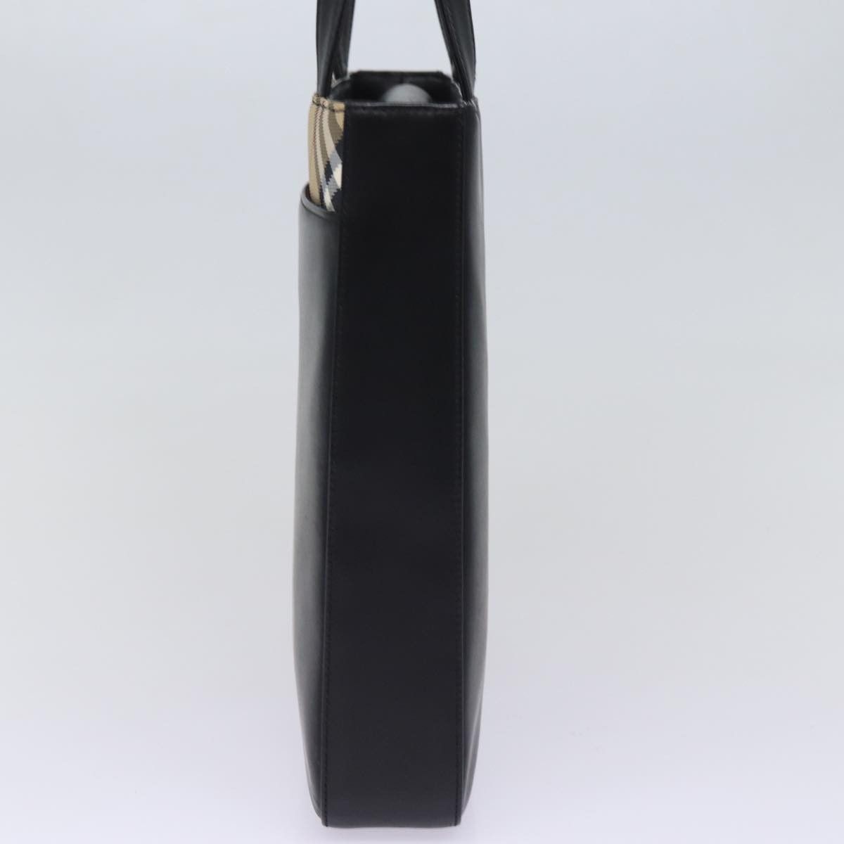 Burberry Nova Check Black Synthetic Handbag (Pre-Owned) Size ONE SIZE - 9 Thumbnail