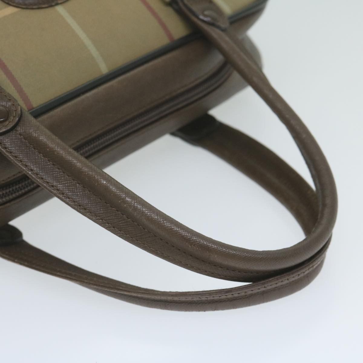 Burberry Nova Check Brown Synthetic Handbag (Pre-Owned) Size ONE SIZE - 10 Thumbnail