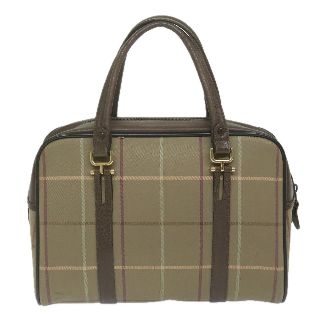 Burberry Nova Check Brown Synthetic Handbag (Pre-Owned) Size ONE SIZE - 2 Thumbnail