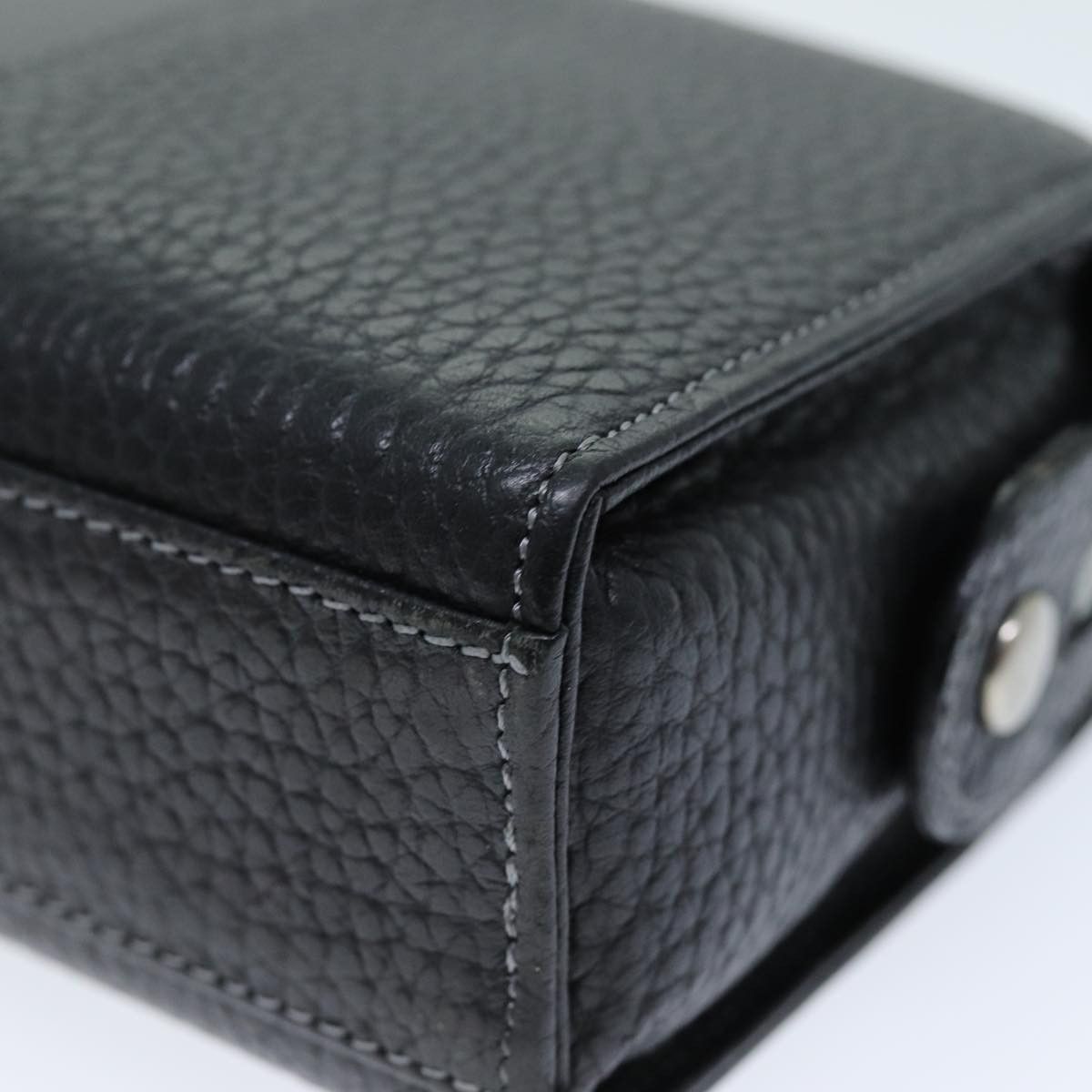 Burberry Black Leather Clutch Bag (Pre-Owned) Size ONE SIZE - 7 Thumbnail