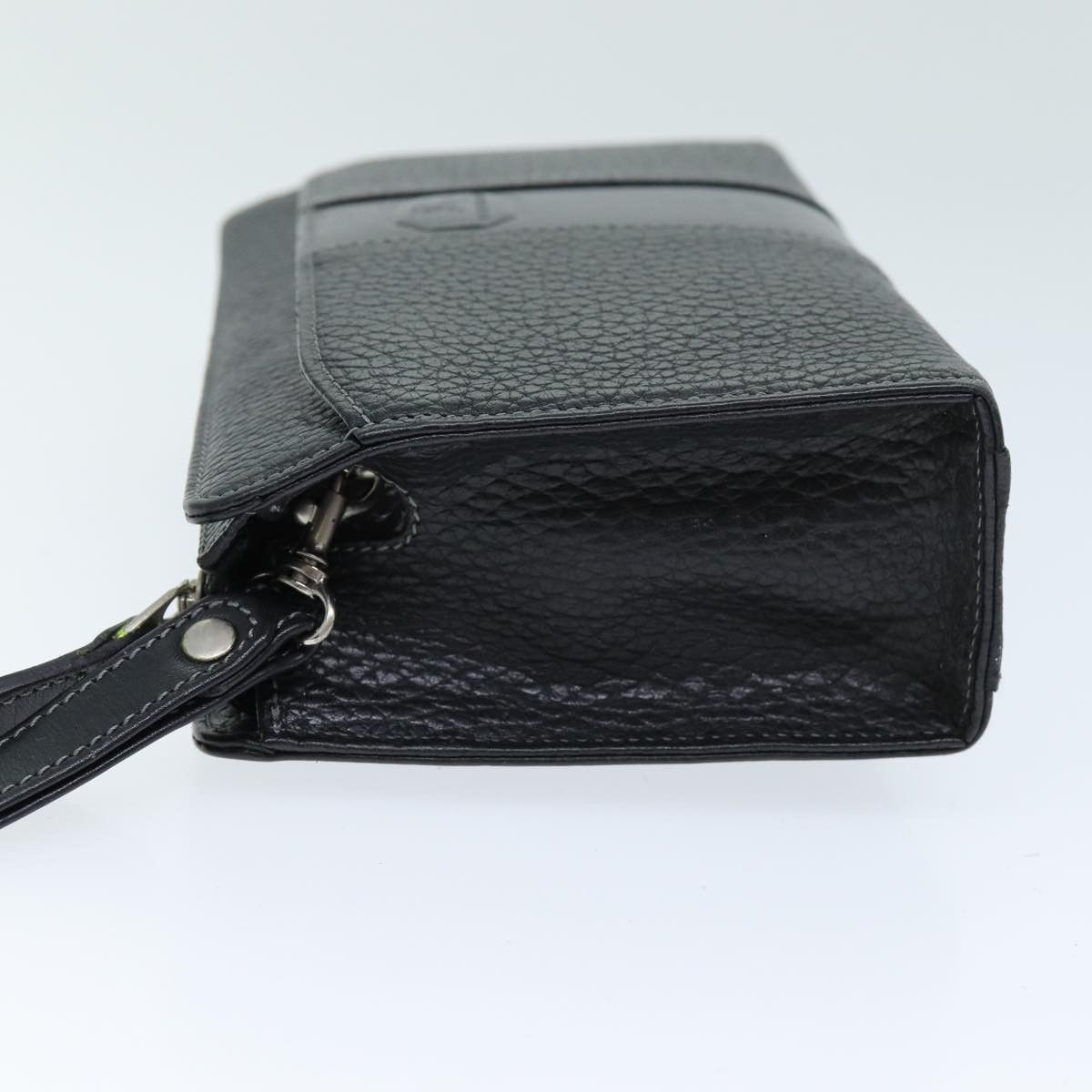 Burberry Black Leather Clutch Bag (Pre-Owned) Size ONE SIZE - 10 Thumbnail