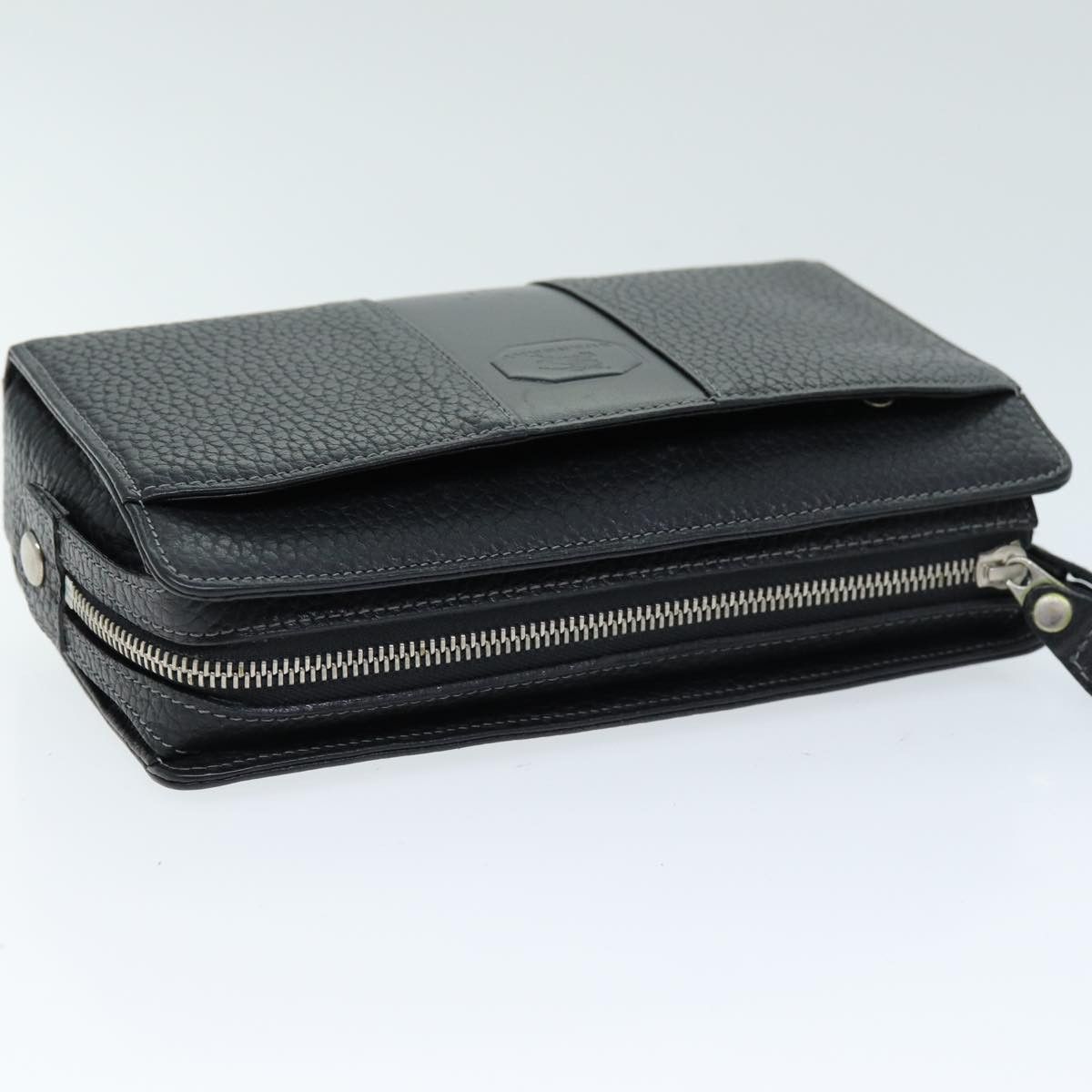 Burberry Black Leather Clutch Bag (Pre-Owned) Size ONE SIZE - 4 Thumbnail