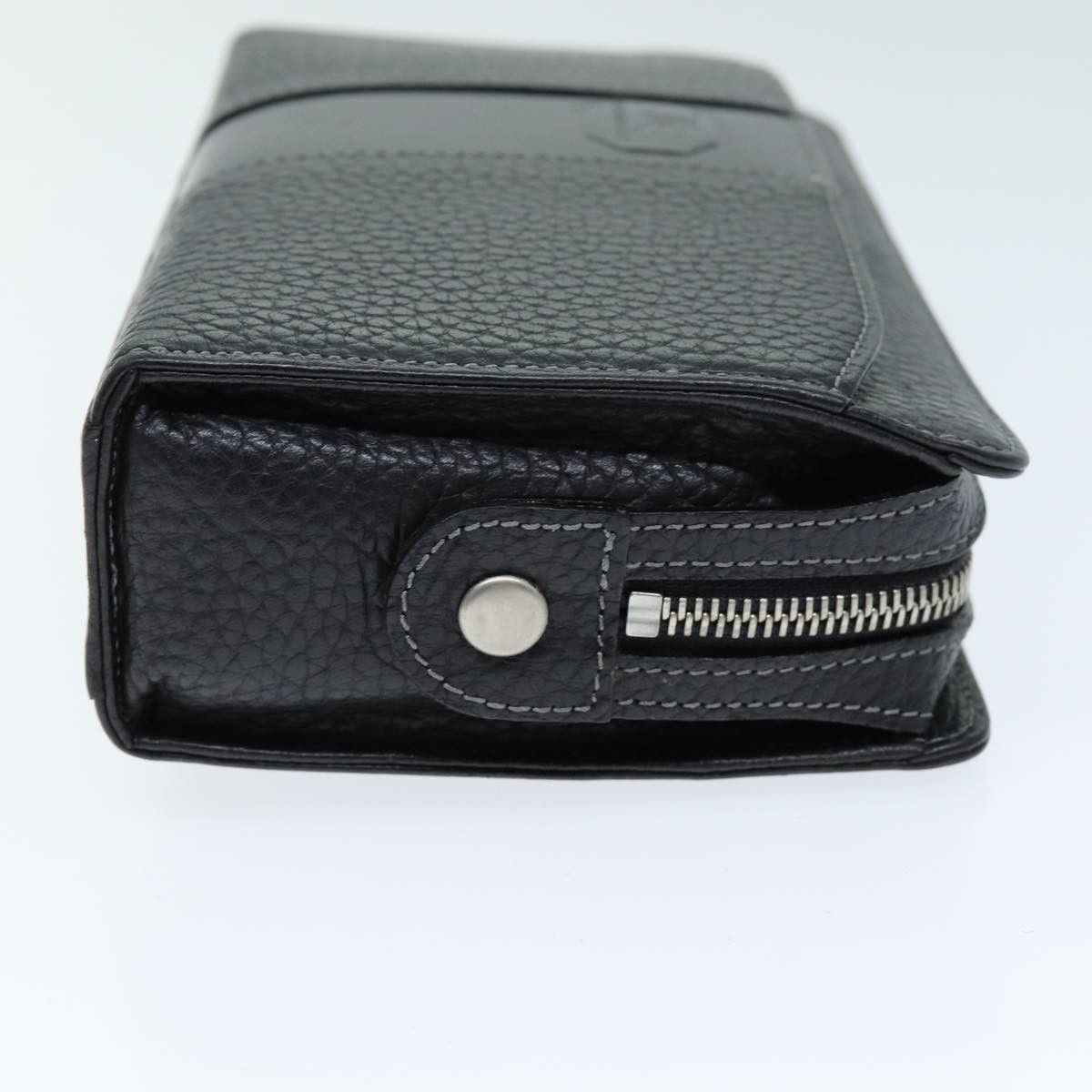 Burberry Black Leather Clutch Bag (Pre-Owned) Size ONE SIZE - 9 Thumbnail