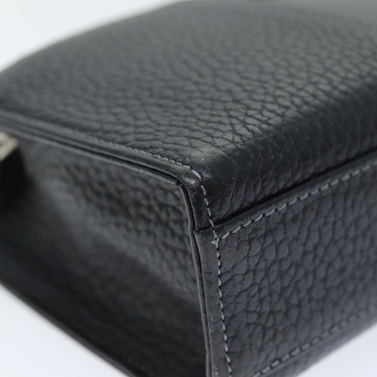 Burberry Black Leather Clutch Bag (Pre-Owned) Size ONE SIZE - 12 Thumbnail