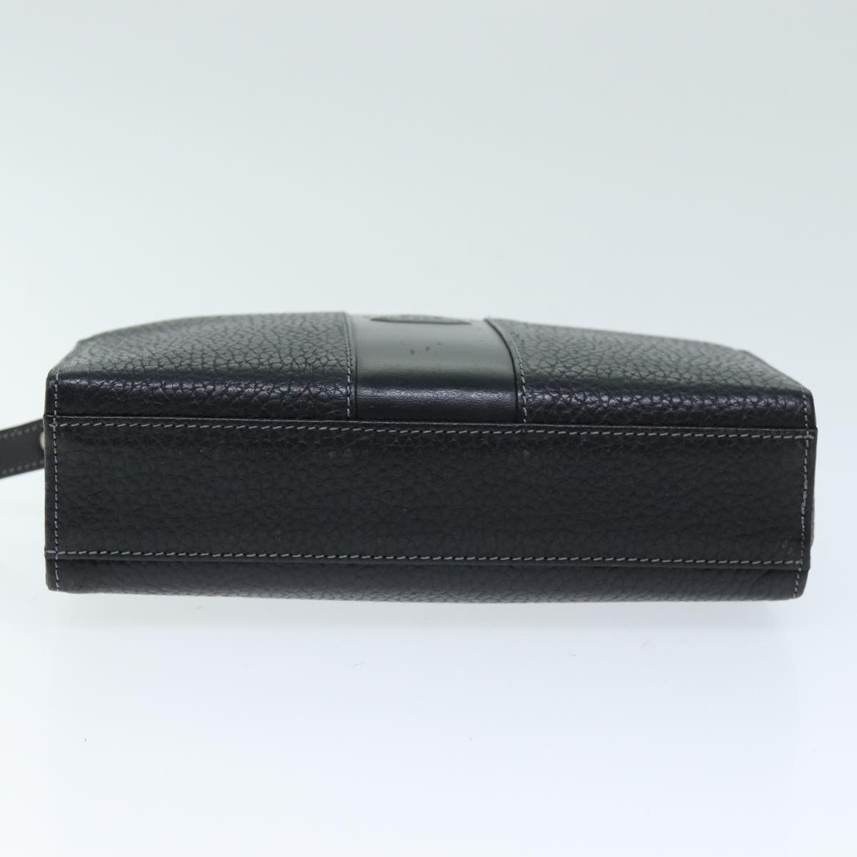 Burberry Black Leather Clutch Bag (Pre-Owned) Size ONE SIZE - 3 Thumbnail