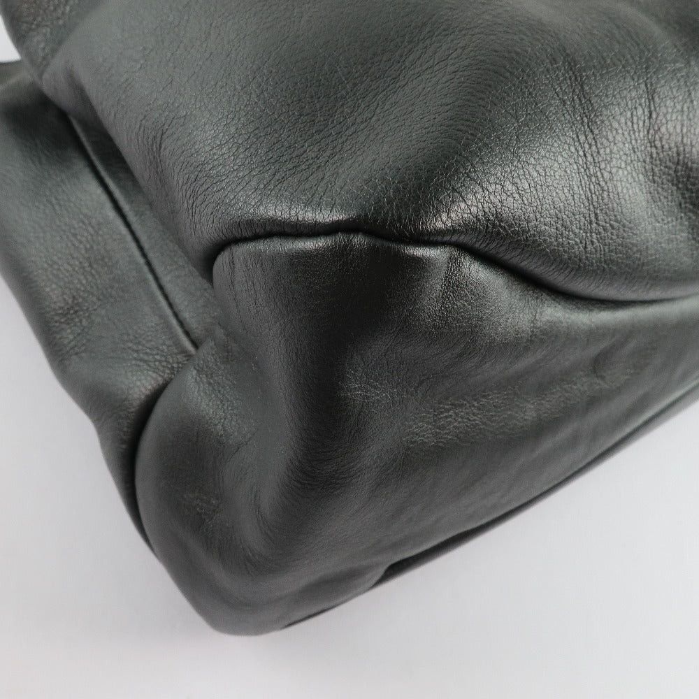 Salvatore Ferragamo Vara Black Leather Handbag (Pre-Owned) Size ONE SIZE - 3 Thumbnail