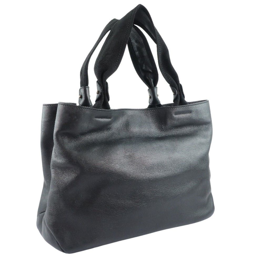 Salvatore Ferragamo Vara Black Leather Handbag (Pre-Owned) Size ONE SIZE - 2 Thumbnail