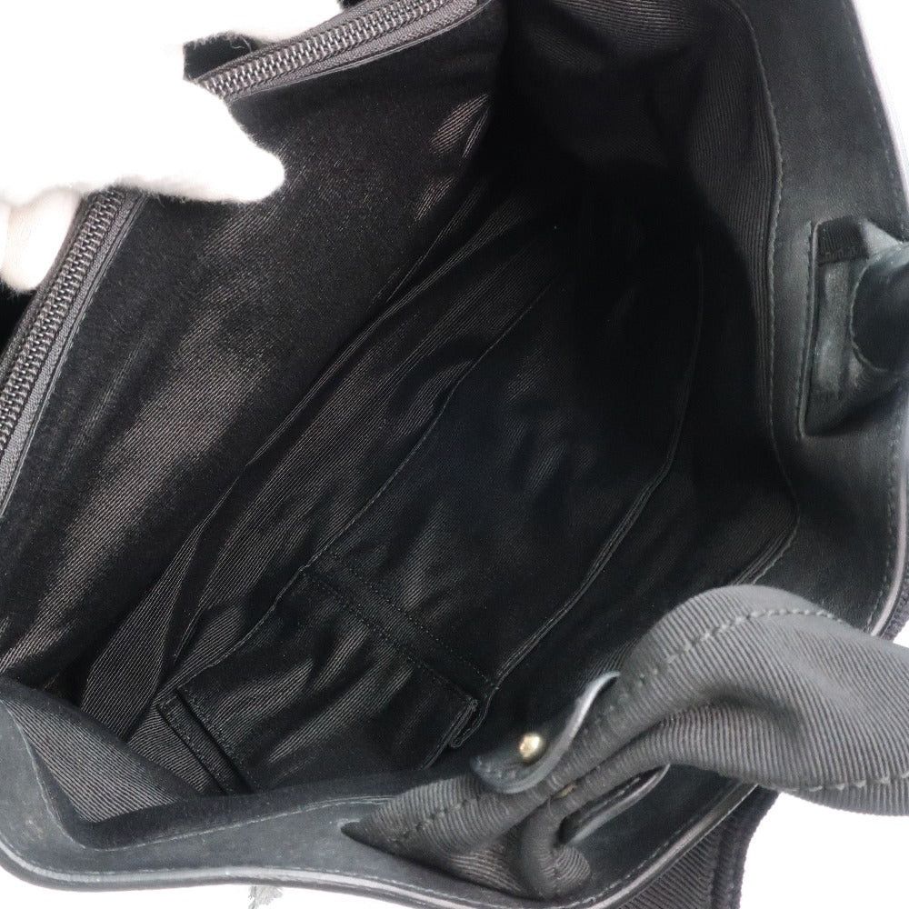 Salvatore Ferragamo Vara Black Leather Handbag (Pre-Owned) Size ONE SIZE - 5 Thumbnail