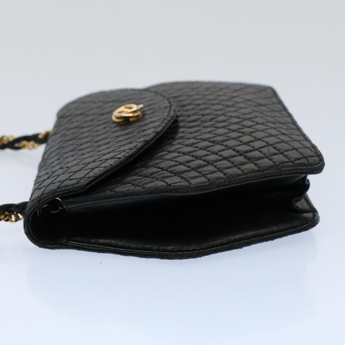 Bally Black Leather Shoulder Bag (Pre-Owned) Size ONE SIZE - 7 Thumbnail
