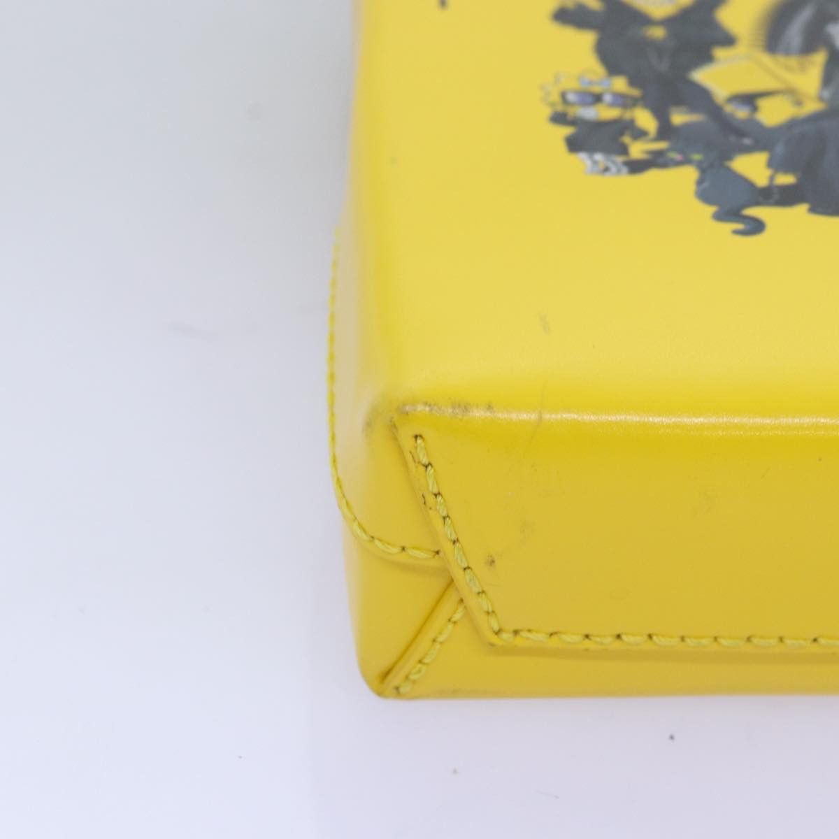 Balenciaga - Yellow Leather Handbag (Pre-Owned) Size ONE SIZE - 10 Thumbnail