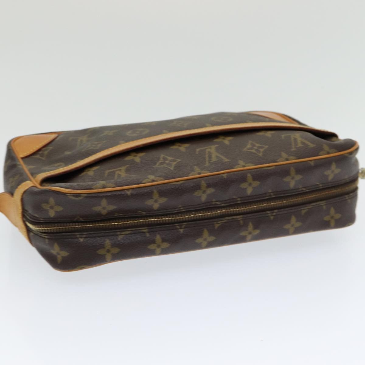 Louis Vuitton Compiegne 28 Brown Canvas Clutch Bag (Pre-Owned) Size ONE SIZE - 4 Thumbnail