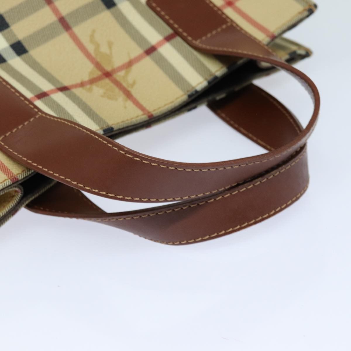 Burberry Beige Leather Handbag (Pre-Owned) Size ONE SIZE - 10 Thumbnail