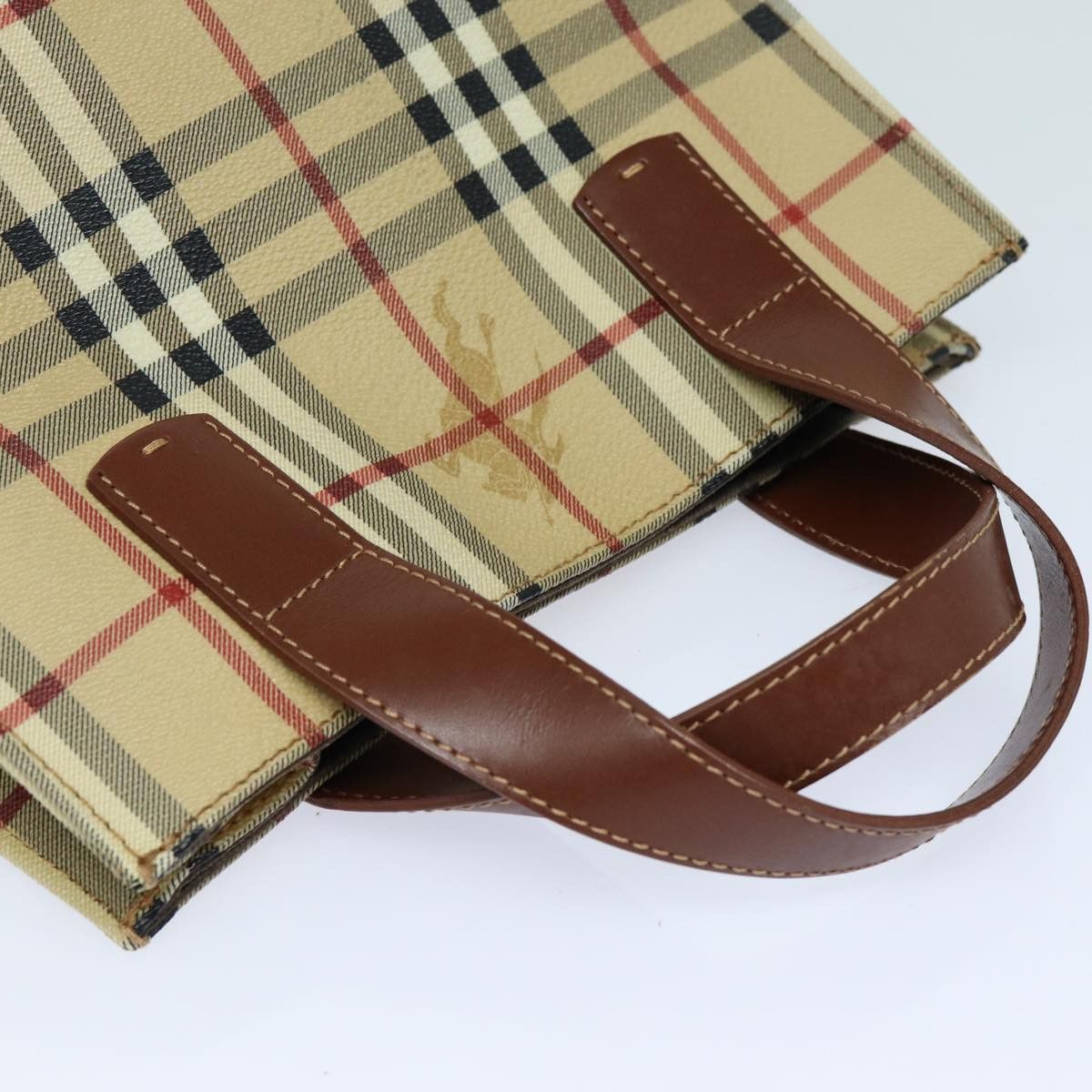Burberry Beige Leather Handbag (Pre-Owned) Size ONE SIZE - 4 Thumbnail