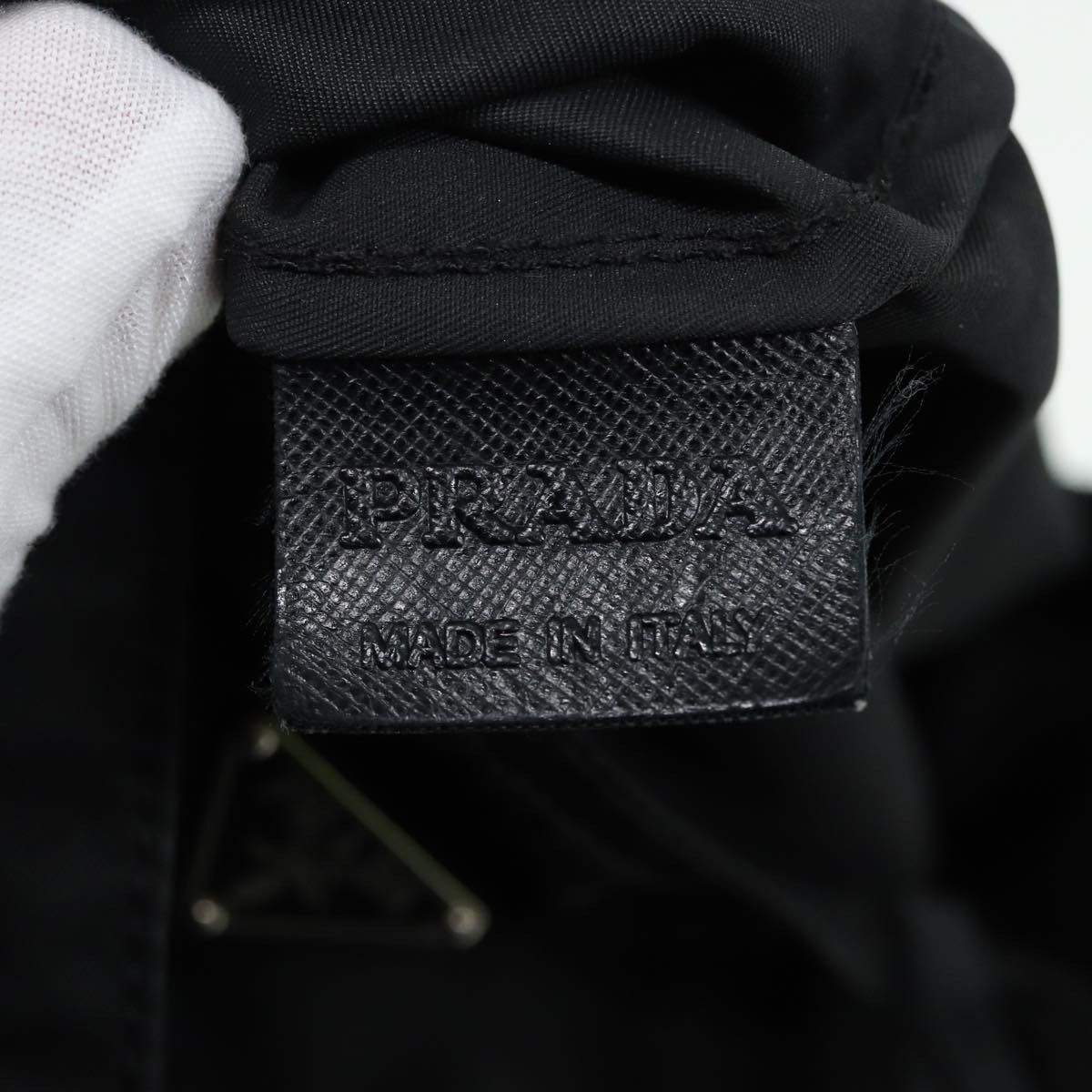 Prada Robot Black Synthetic Tote Bag (Pre-Owned) Size ONE SIZE - 8 Thumbnail