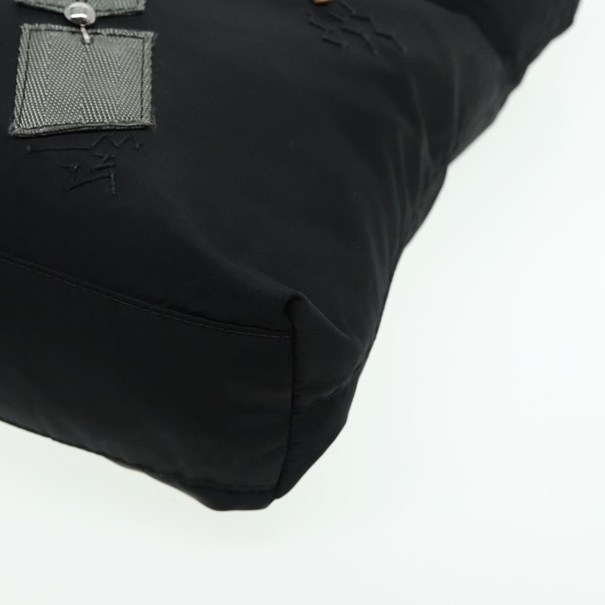 Prada Robot Black Synthetic Tote Bag (Pre-Owned) Size ONE SIZE - 9 Thumbnail