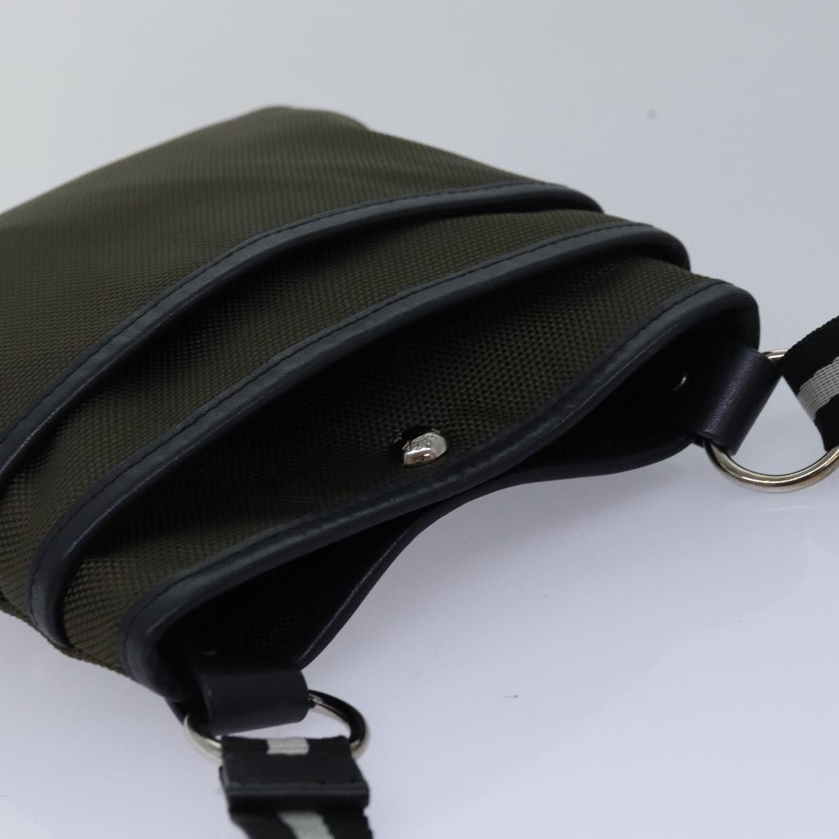 Bally Khaki Synthetic Shoulder Bag (Pre-Owned) Size ONE SIZE - 4 Thumbnail