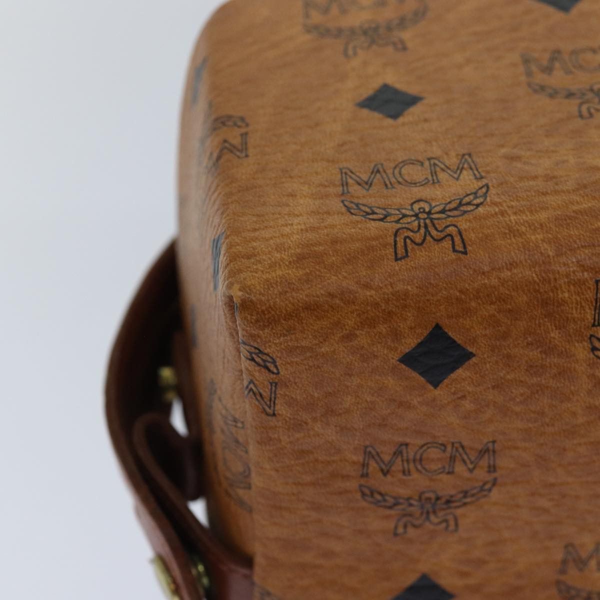 MCM Visetos Brown Canvas Clutch Bag (Pre-Owned) Size ONE SIZE - 11 Thumbnail