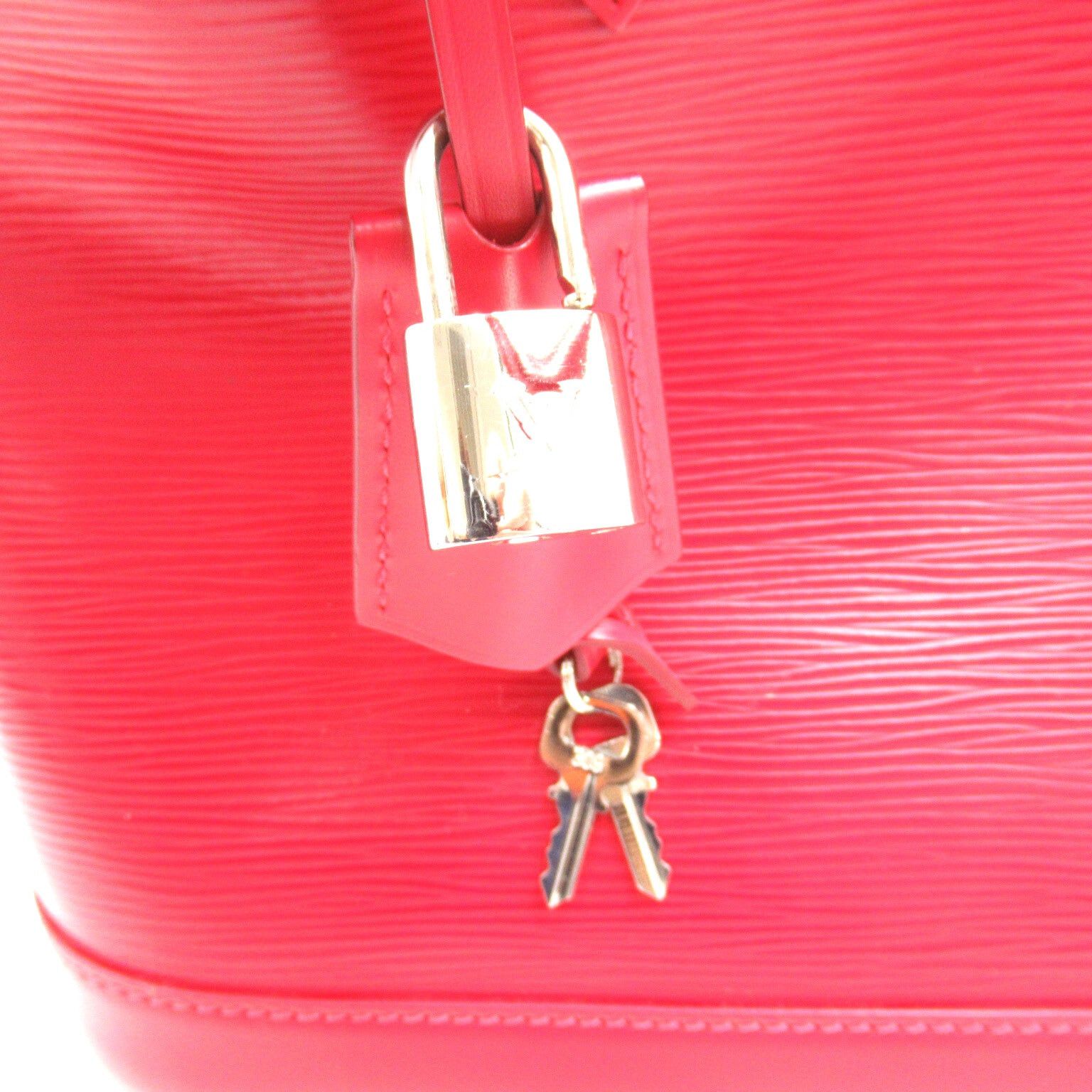 Louis Vuitton Louis Vuitton Alma Pm Handbag Leather Epi Red Carmine Size ONE SIZE - 8 Thumbnail