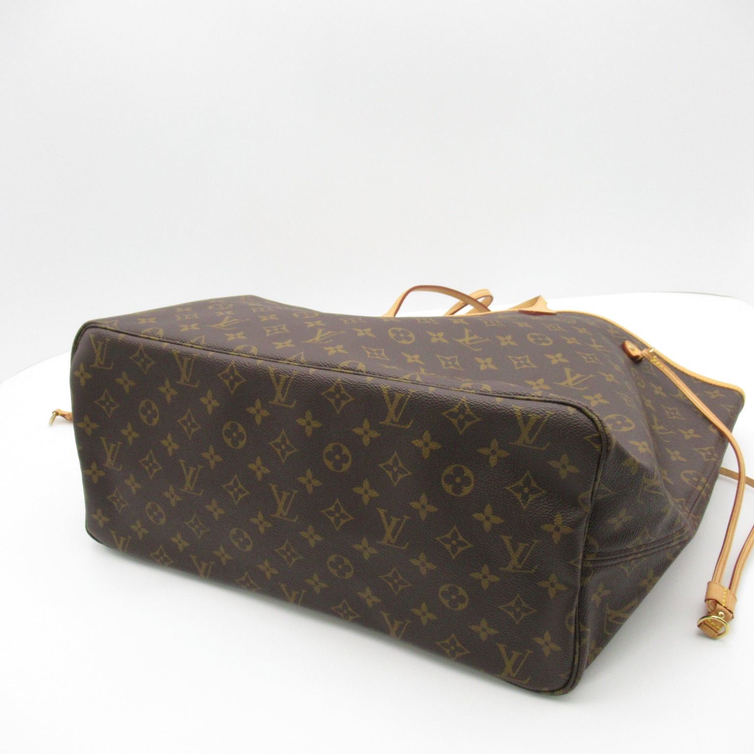 Louis Vuitton Louis Vuitton Neverfull Gm Handbag Tote Bag Coated Canvas Monogram Brown Beige Size ONE SIZE - 4 Thumbnail