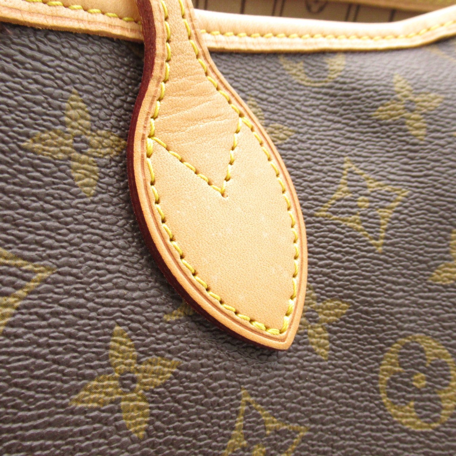 Louis Vuitton Louis Vuitton Neverfull Gm Handbag Tote Bag Coated Canvas Monogram Brown Beige Size ONE SIZE - 9 Thumbnail