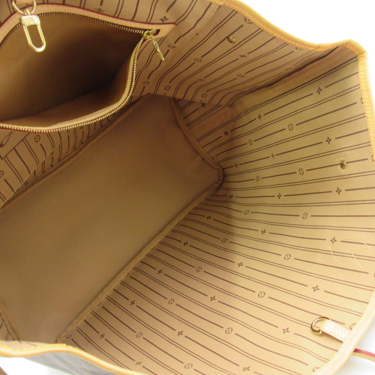 Louis Vuitton Louis Vuitton Neverfull Gm Handbag Tote Bag Coated Canvas Monogram Brown Beige Size ONE SIZE - 5 Thumbnail