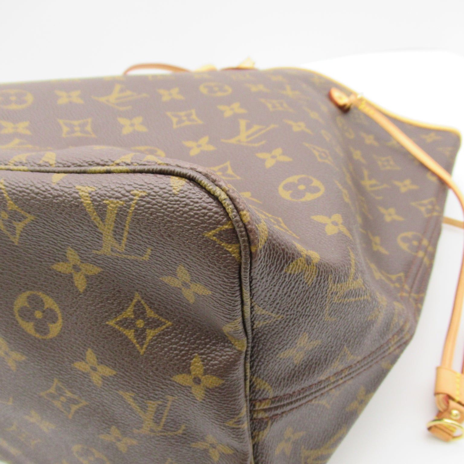 Louis Vuitton Louis Vuitton Neverfull Gm Handbag Tote Bag Coated Canvas Monogram Brown Beige Size ONE SIZE - 6 Thumbnail
