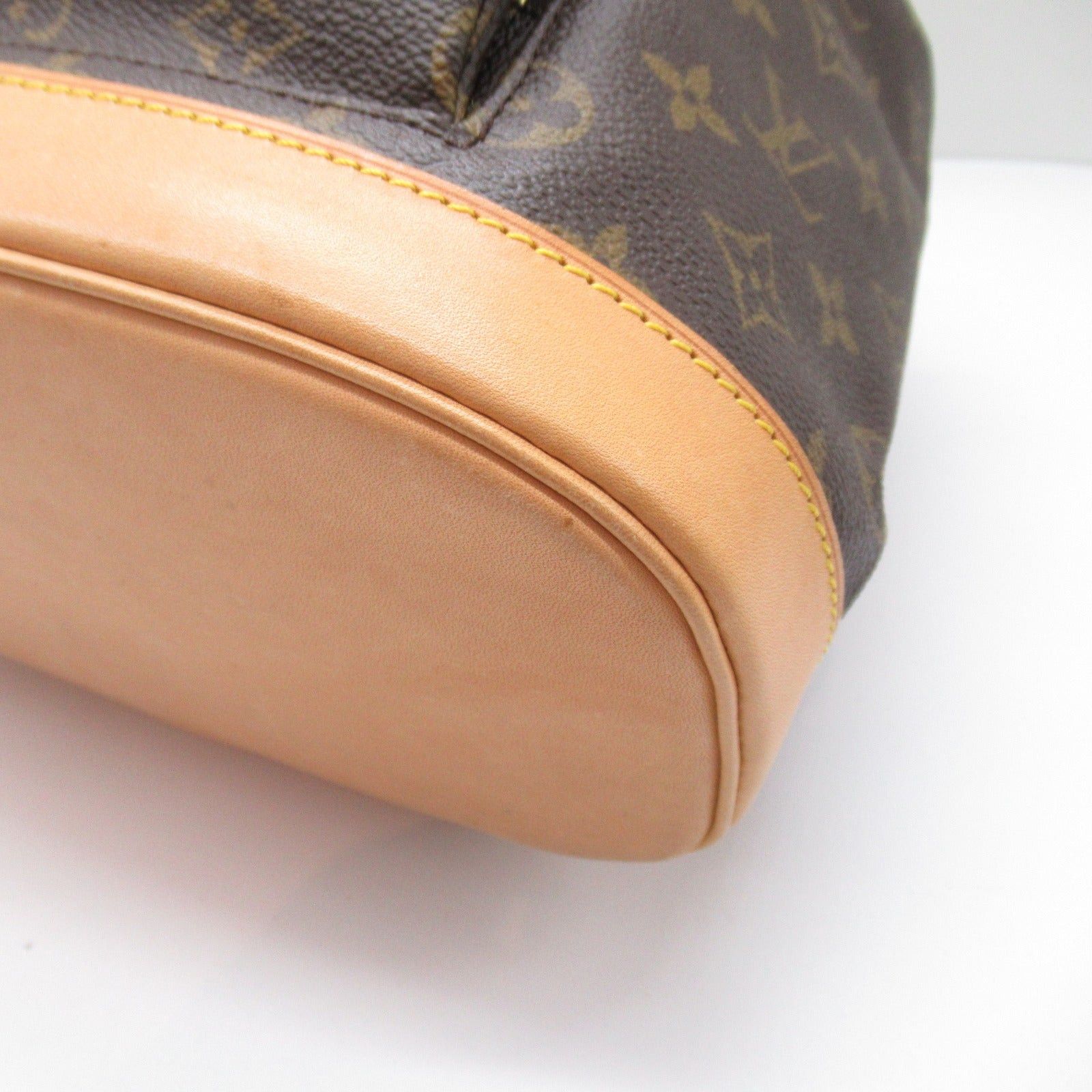 Louis Vuitton Louis Vuitton Montsouris Mm Backpack Rucksack Coated Canvas Monogram Brown Size ONE SIZE - 9 Thumbnail