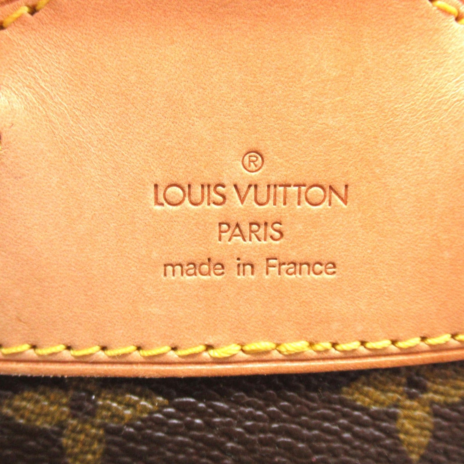 Louis Vuitton Louis Vuitton Montsouris Mm Backpack Rucksack Coated Canvas Monogram Brown Size ONE SIZE - 6 Thumbnail