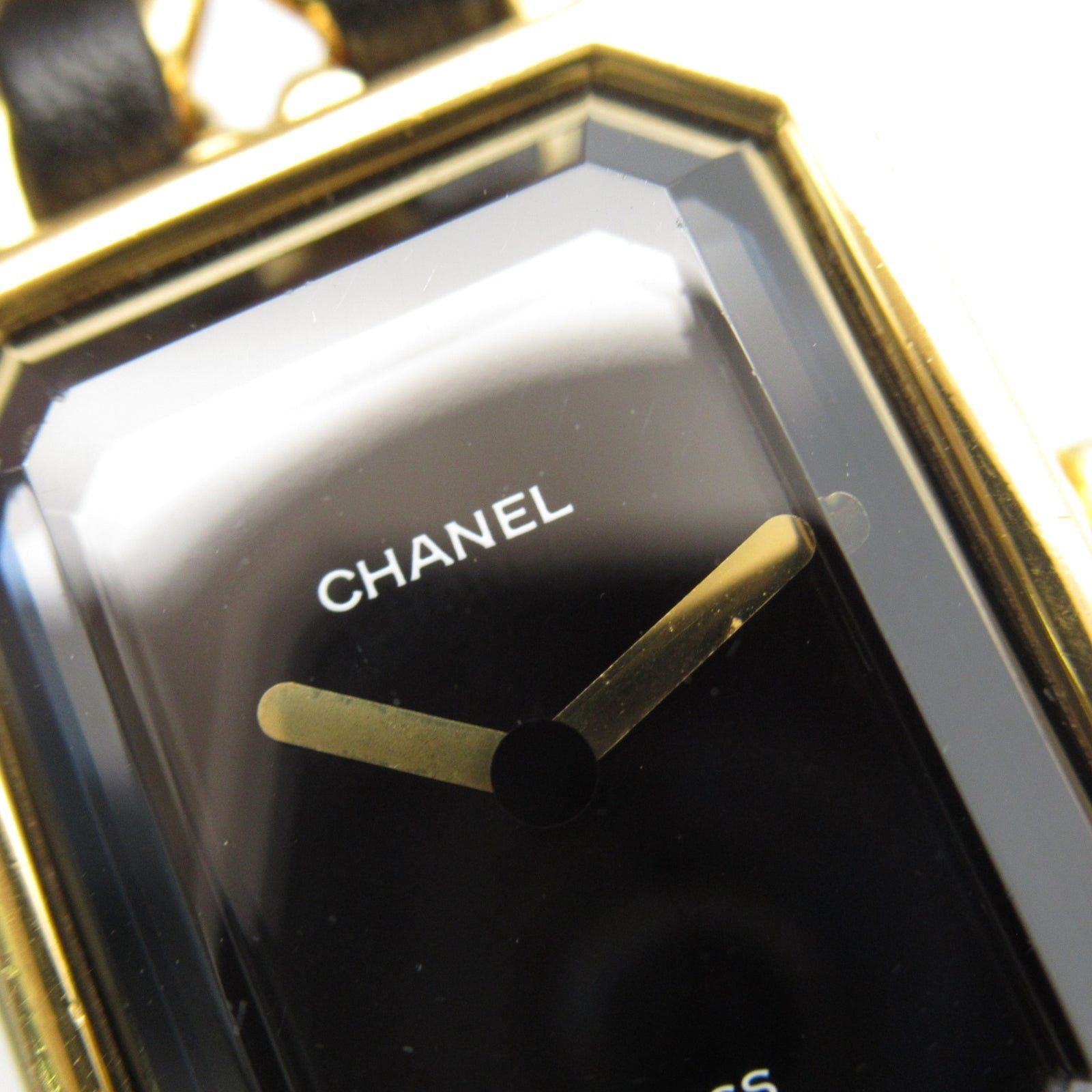 Chanel Chanel Premier Xl Women Watch Quartz Gp (Gold Plated) Leather Belt Black Size ONE SIZE - 9 Thumbnail