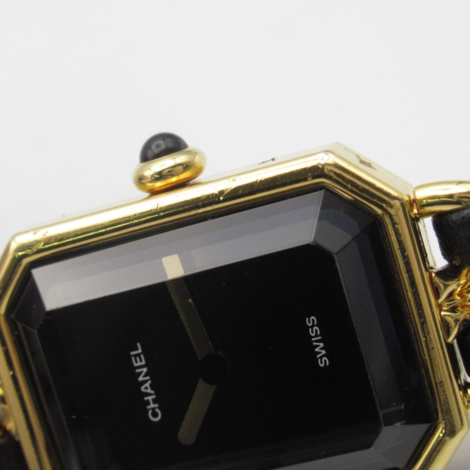 Chanel Chanel Premier Xl Women Watch Quartz Gp (Gold Plated) Leather Belt Black Size ONE SIZE - 11 Thumbnail