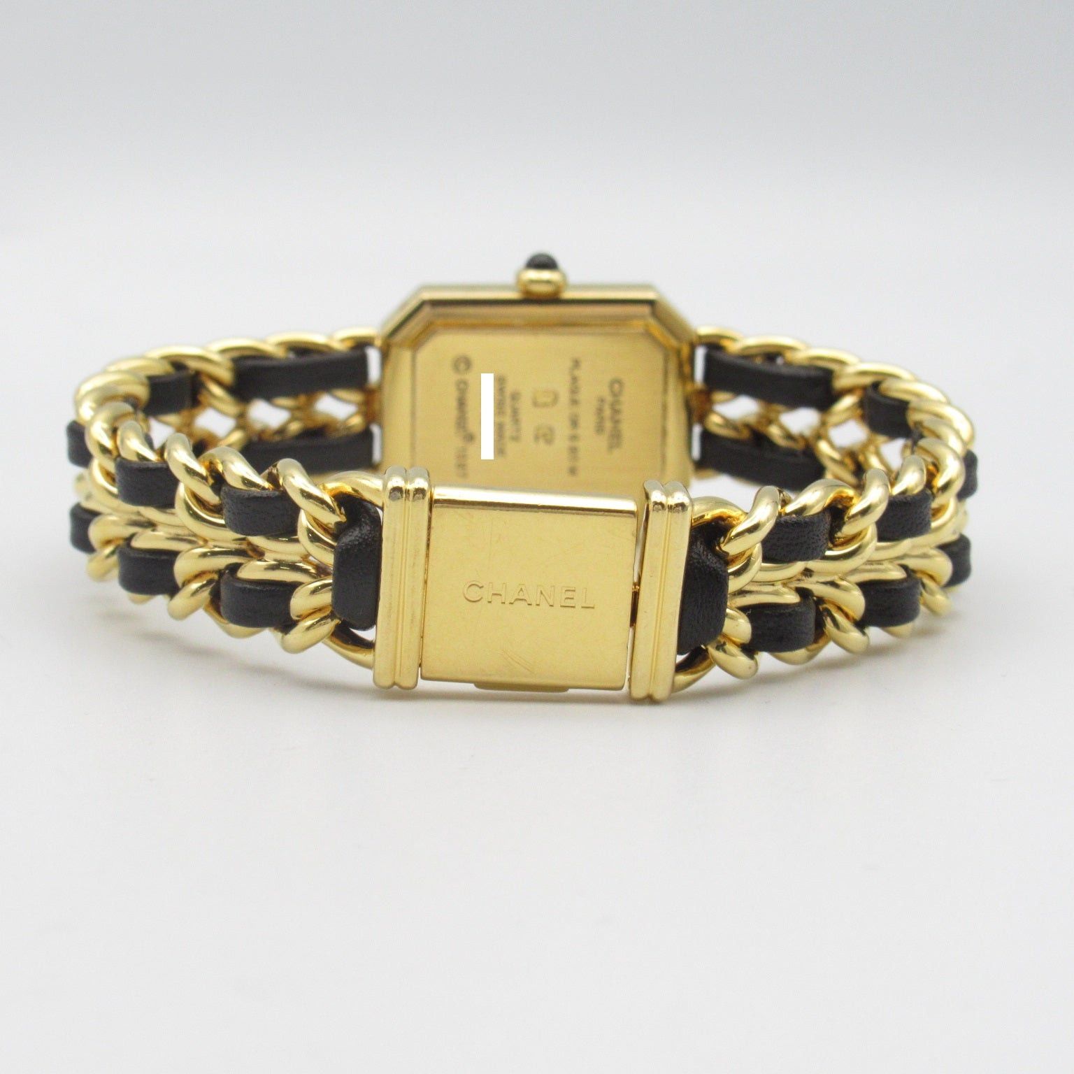 Chanel Chanel Premier Xl Women Watch Quartz Gp (Gold Plated) Leather Belt Black Size ONE SIZE - 4 Thumbnail