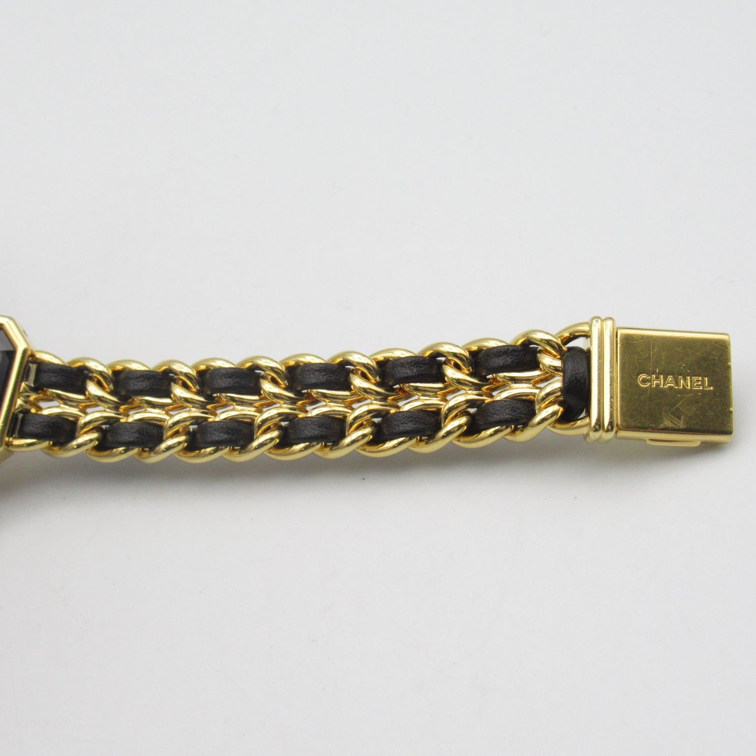 Chanel Chanel Premier Xl Women Watch Quartz Gp (Gold Plated) Leather Belt Black Size ONE SIZE - 15 Thumbnail