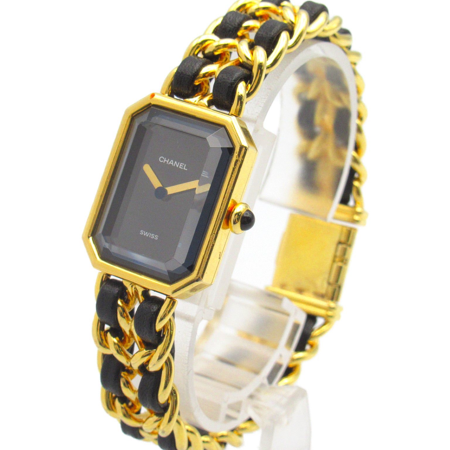 Chanel Chanel Premier Xl Women Watch Quartz Gp (Gold Plated) Leather Belt Black Size ONE SIZE - 3 Thumbnail
