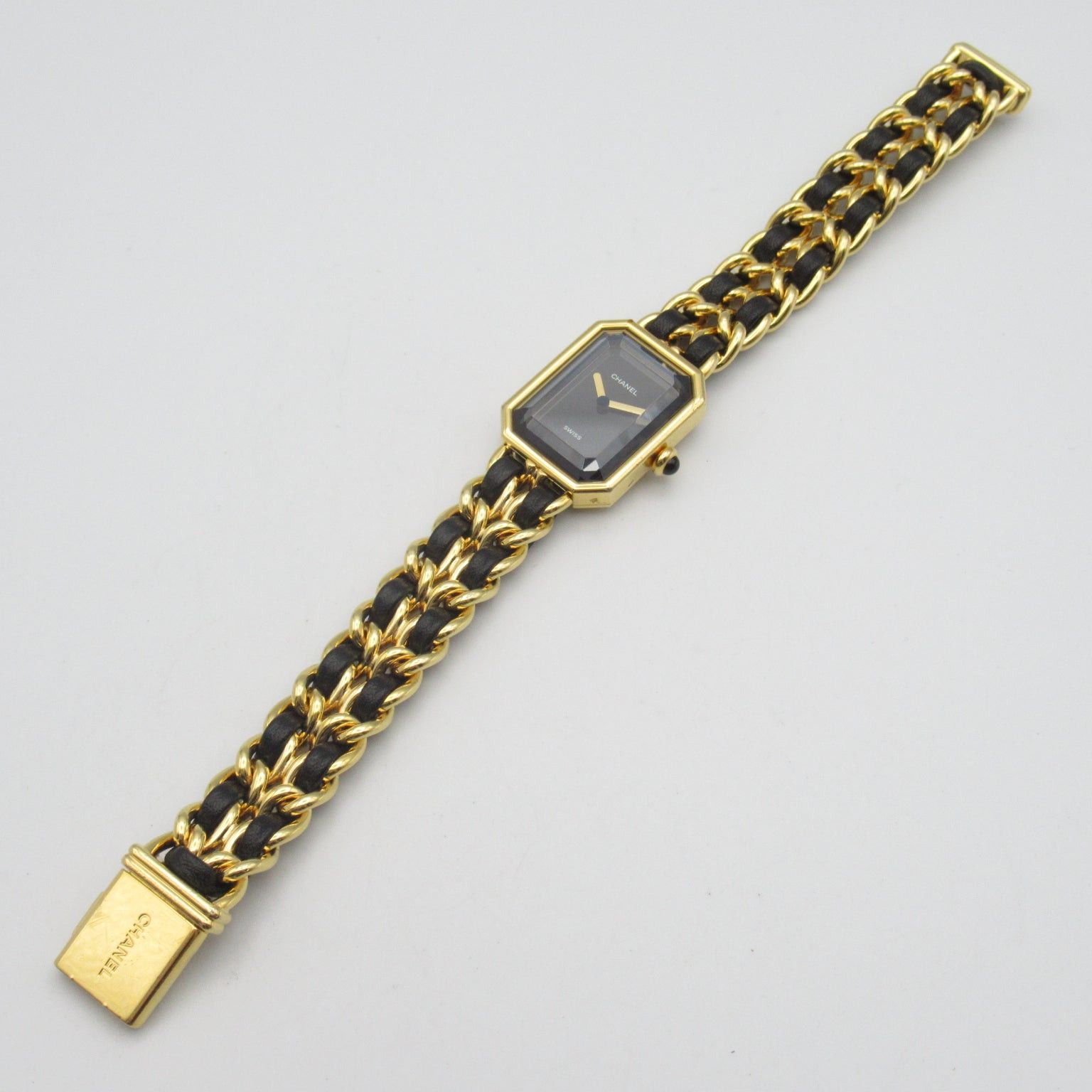 Chanel Chanel Premier Xl Women Watch Quartz Gp (Gold Plated) Leather Belt Black Size ONE SIZE - 5 Thumbnail