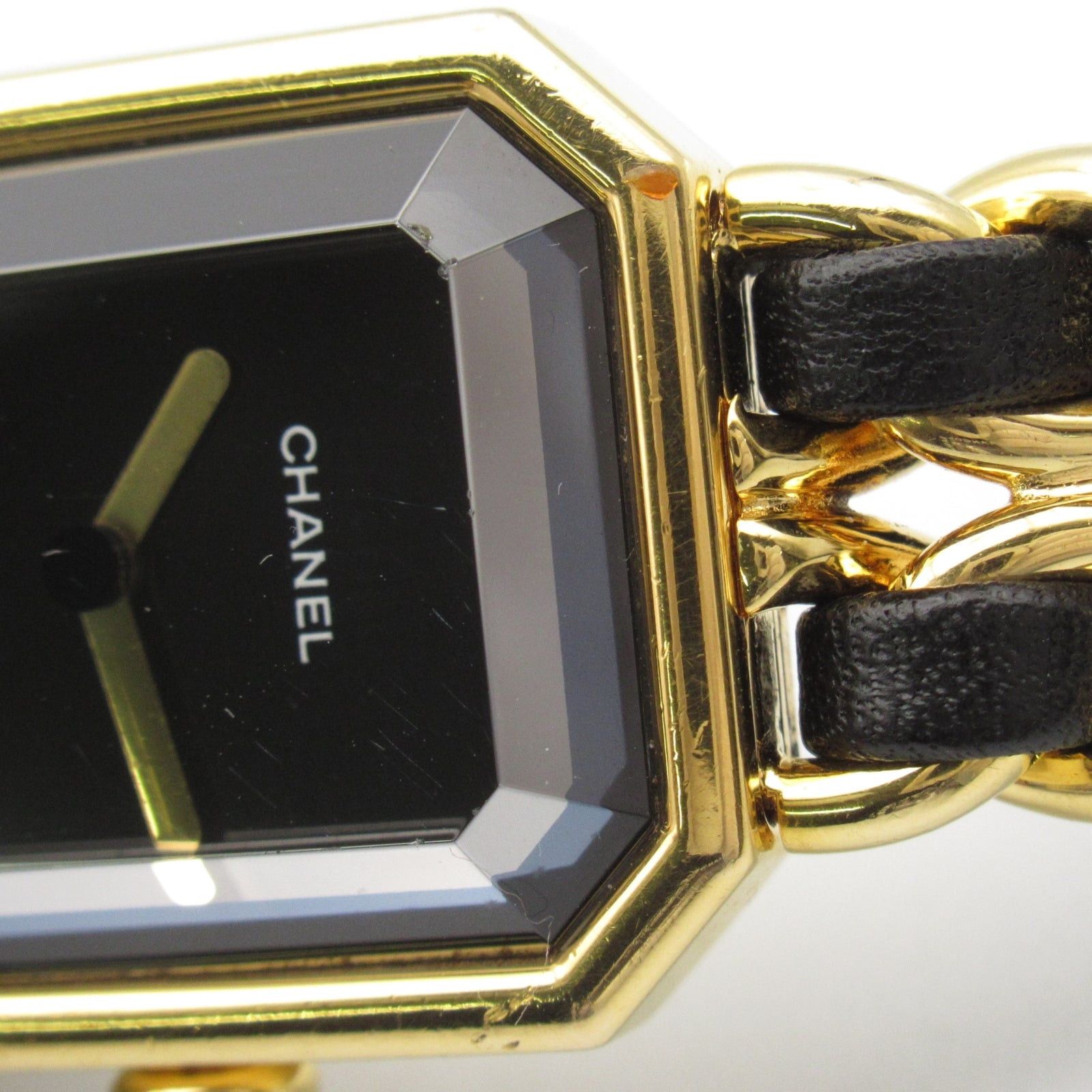 Chanel Chanel Premier Xl Women Watch Quartz Gp (Gold Plated) Leather Belt Black Size ONE SIZE - 10 Thumbnail