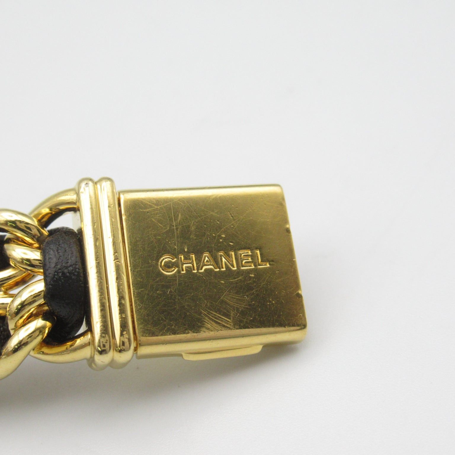 Chanel Chanel Premier Xl Women Watch Quartz Gp (Gold Plated) Leather Belt Black Size ONE SIZE - 19 Thumbnail