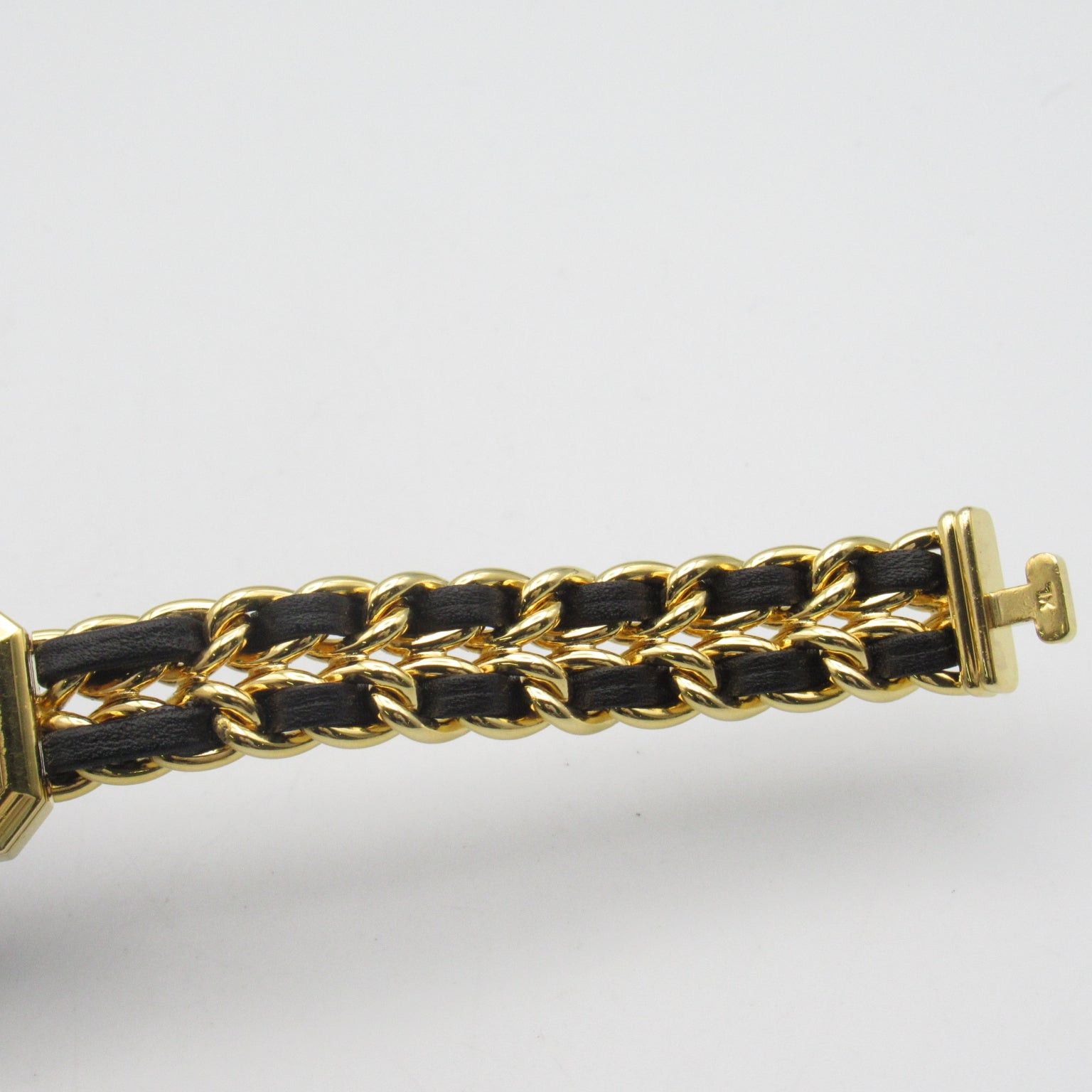 Chanel Chanel Premier Xl Women Watch Quartz Gp (Gold Plated) Leather Belt Black Size ONE SIZE - 18 Thumbnail