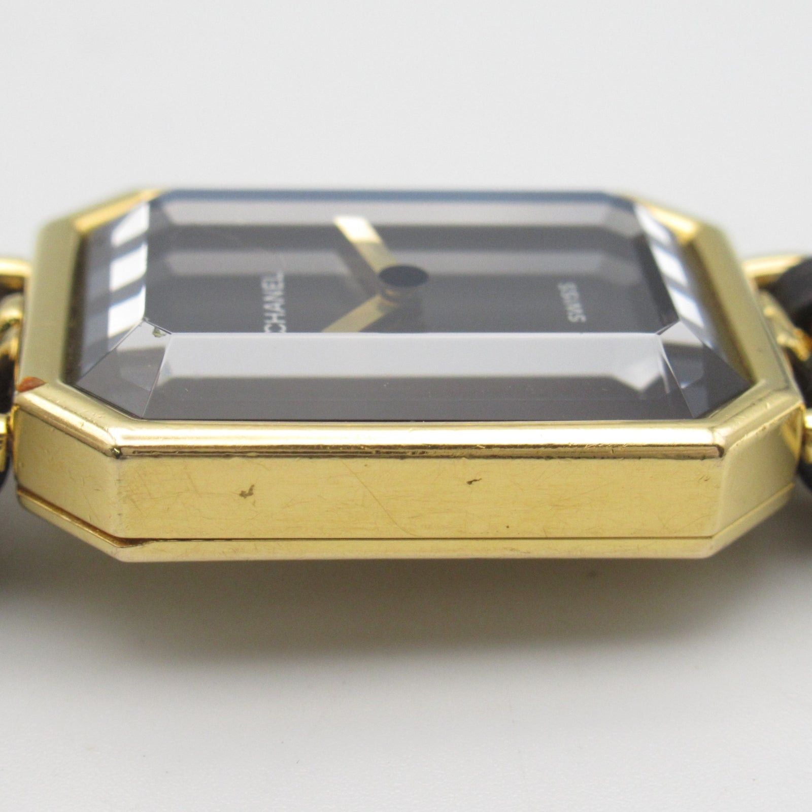Chanel Chanel Premier Xl Women Watch Quartz Gp (Gold Plated) Leather Belt Black Size ONE SIZE - 13 Thumbnail