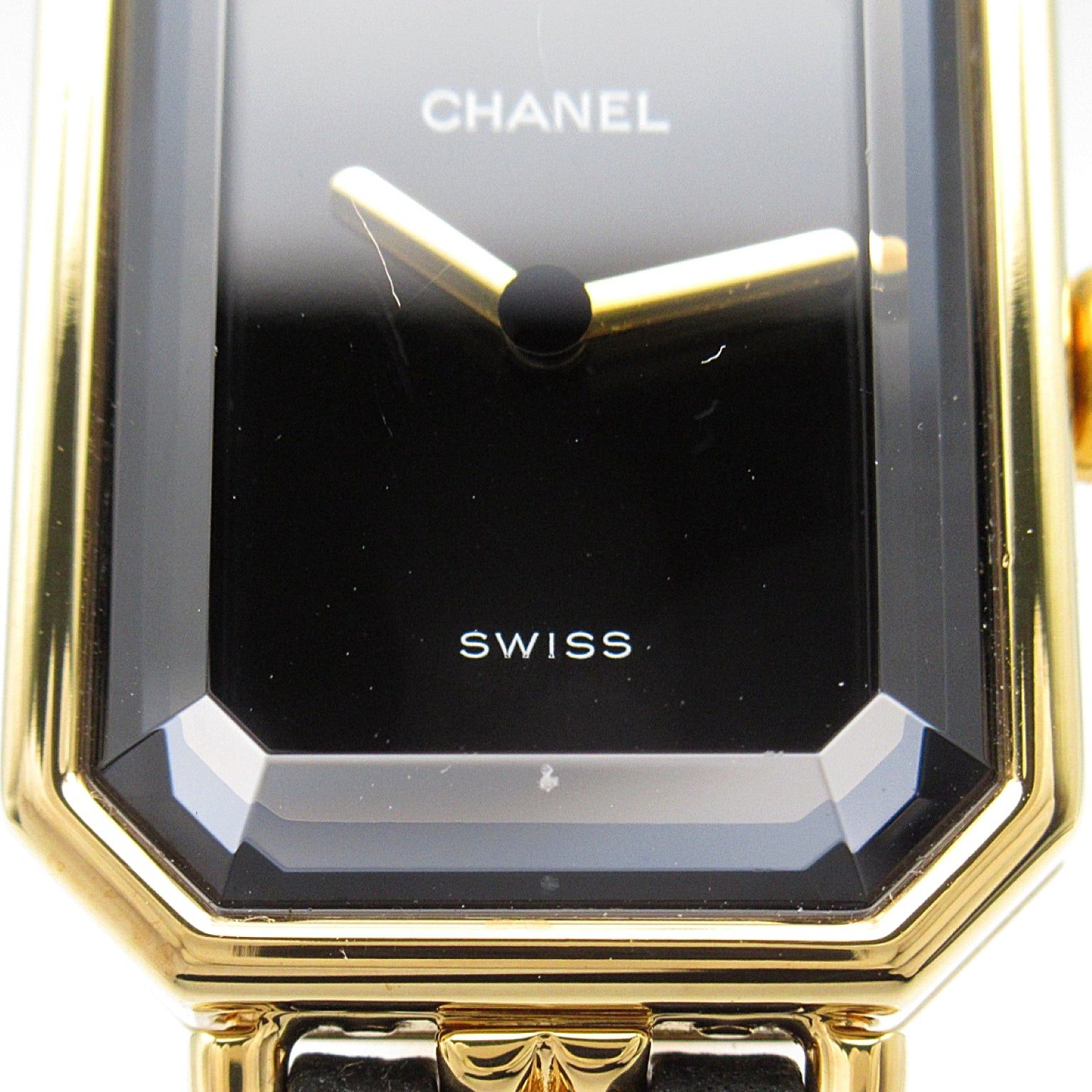 Chanel Chanel Premier L Women Watch Quartz Gp (Gold Plated) Leather Belt Black Size ONE SIZE - 10 Thumbnail