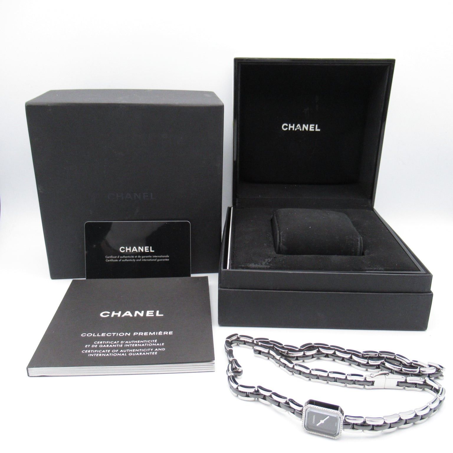 Chanel Chanel Premiere Triple Bracelet Women Watch Quartz Ceramic Black Size ONE SIZE - 9 Thumbnail
