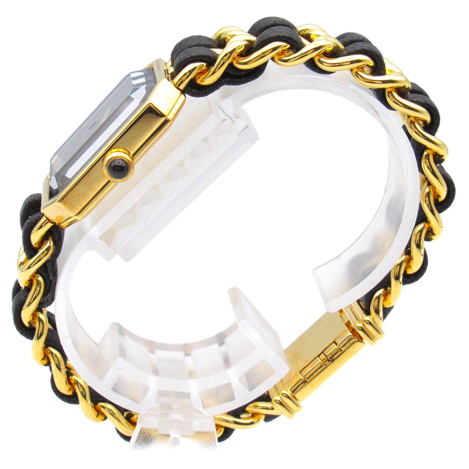 Chanel Chanel Premier L Women Watch Quartz Gp (Gold Plated) Leather Belt Black Size ONE SIZE - 2 Thumbnail