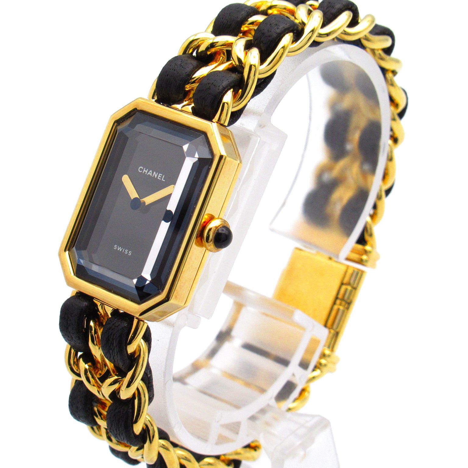 Chanel Chanel Premier L Women Watch Quartz Gp (Gold Plated) Leather Belt Black Size ONE SIZE - 3 Thumbnail