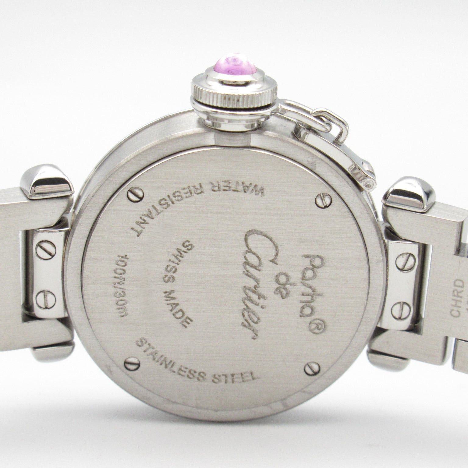 Cartier Cartier Miss Pasha Women Watch Quartz Stainless Steel Pink Size ONE SIZE - 6 Thumbnail