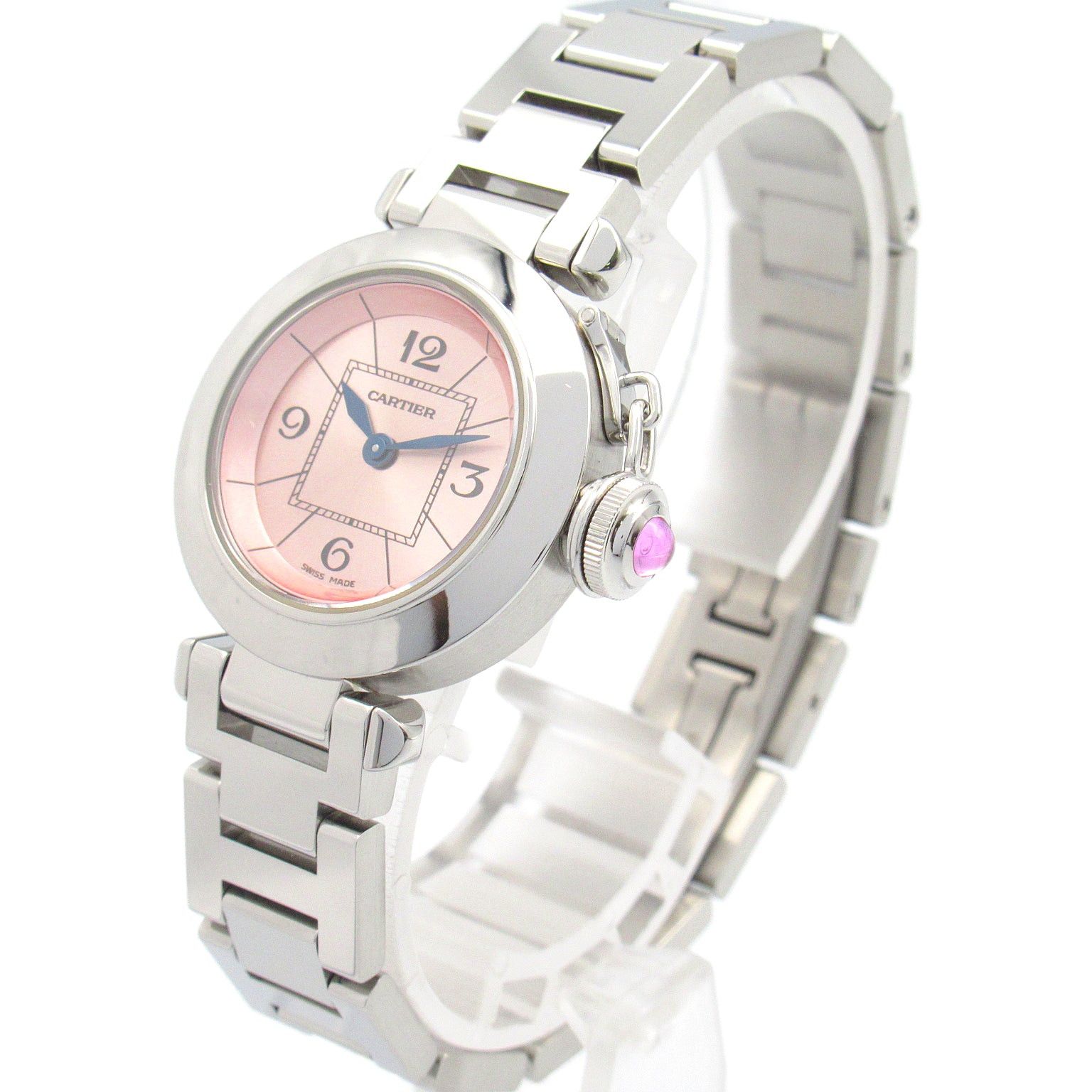 Cartier Cartier Miss Pasha Women Watch Quartz Stainless Steel Pink Size ONE SIZE - 3 Thumbnail