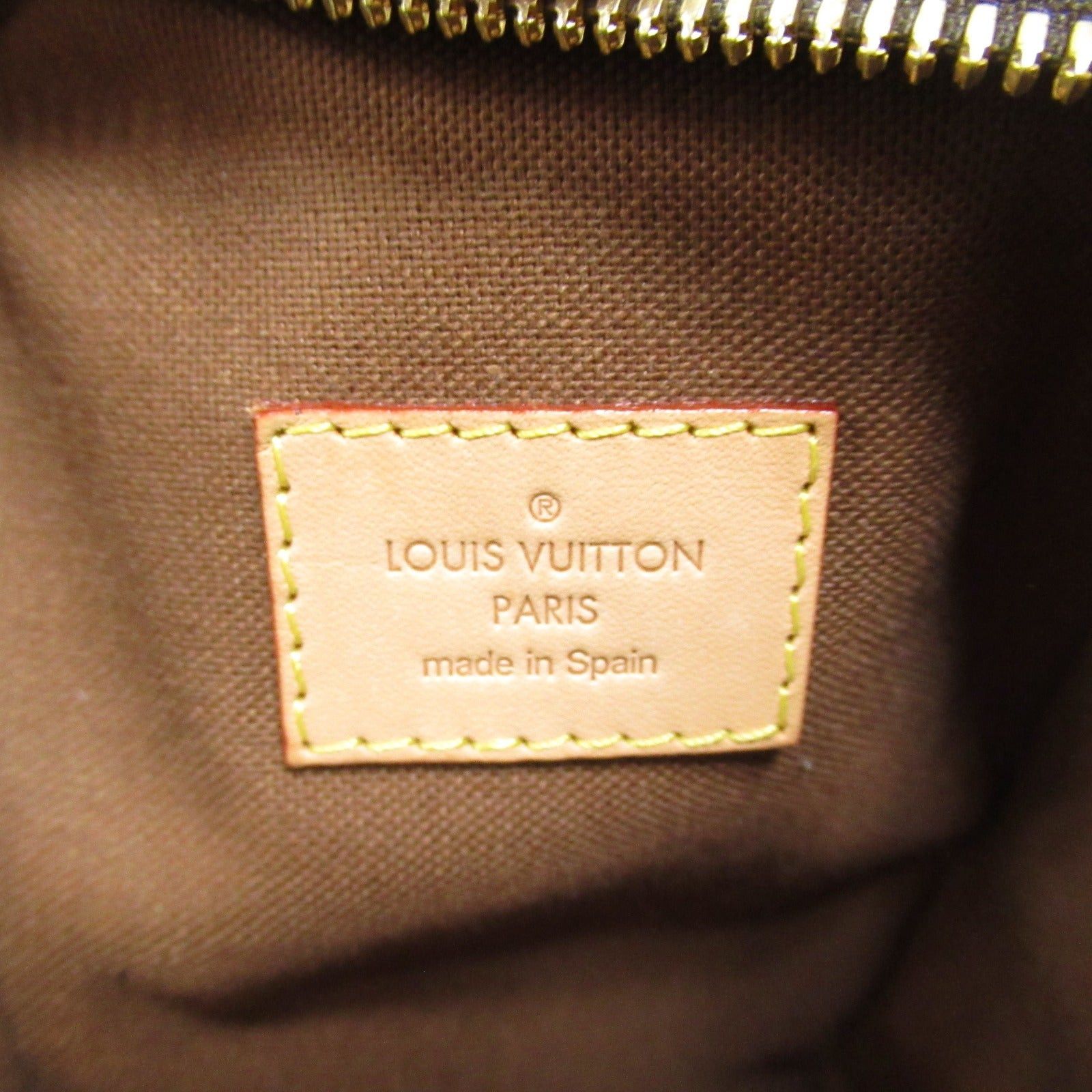 Louis Vuitton Louis Vuitton Pochette Ganju Waist Bag Body Coated Canvas Monogram Brown Size ONE SIZE - 6 Thumbnail