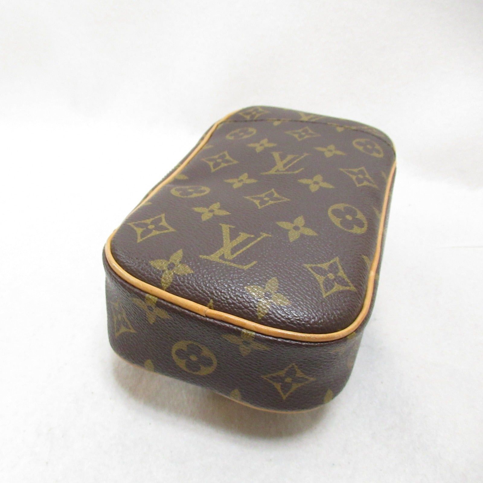Louis Vuitton Louis Vuitton Pochette Ganju Waist Bag Body Coated Canvas Monogram Brown Size ONE SIZE - 4 Thumbnail